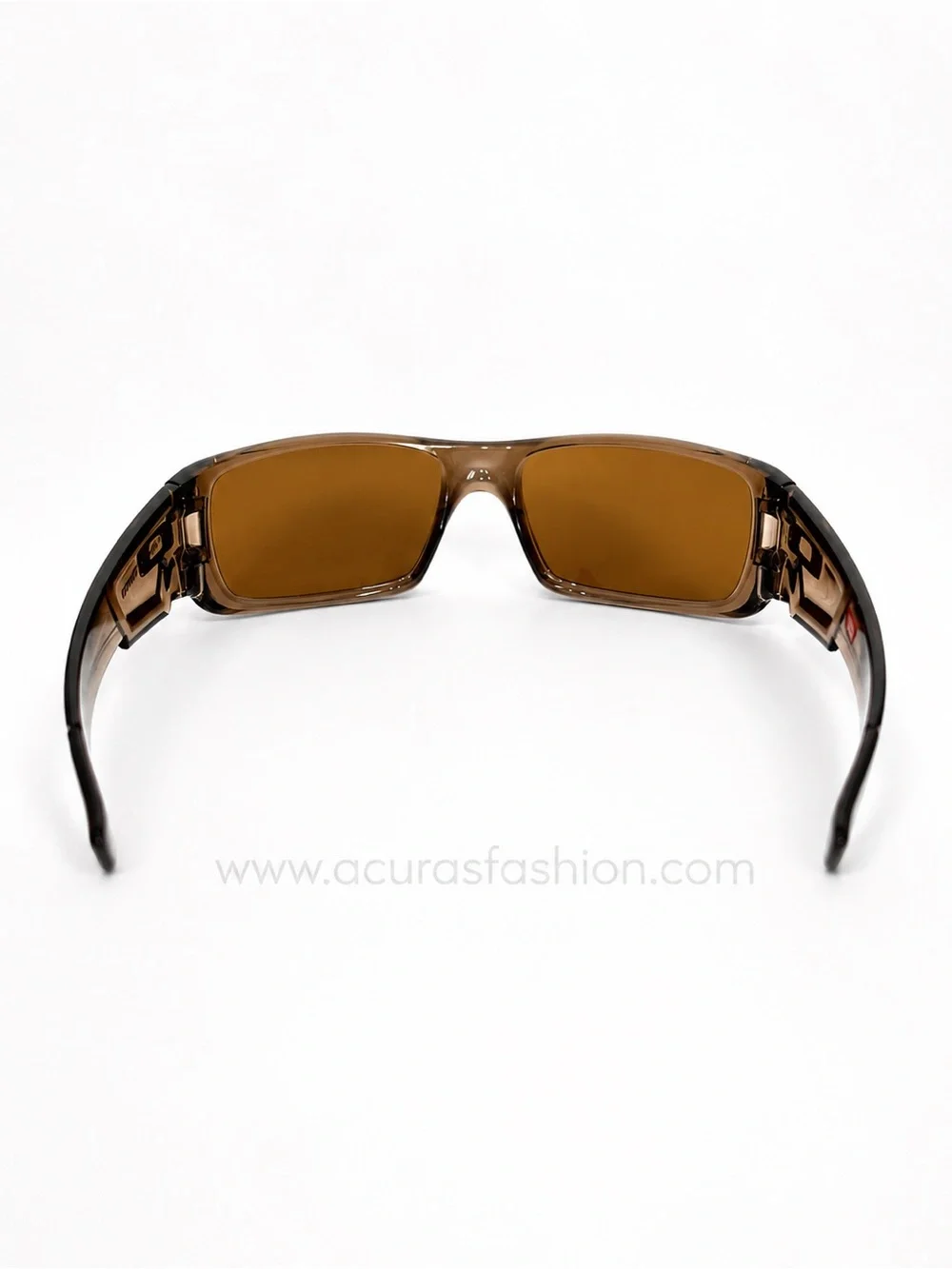 Oakley Brown Transparent Frame Sunglasses with Brown Lenses